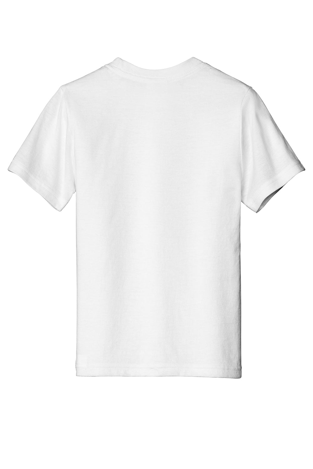 Port & Company PC330Y Youth Short Sleeve Crewneck T-Shirt White Flat Back