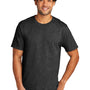 Port & Company Mens Short Sleeve Crewneck T-Shirt - Heather Black