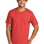 Port & Company Mens Short Sleeve Crewneck T-Shirt - Heather Bright Red