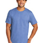 Port & Company Mens Short Sleeve Crewneck T-Shirt - Heather Carolina Blue