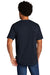 Port & Company Mens Short Sleeve Crewneck T-Shirt Deep Navy Blue Side