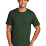 Port & Company Mens Short Sleeve Crewneck T-Shirt - Heather Forest Green