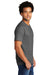 Port & Company Mens Short Sleeve Crewneck T-Shirt Heather Graphite Grey Side