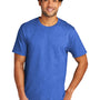 Port & Company Mens Short Sleeve Crewneck T-Shirt - Heather Royal Blue
