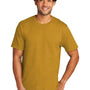 Port & Company Mens Short Sleeve Crewneck T-Shirt - Heather Ochre Yellow