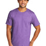 Port & Company Mens Short Sleeve Crewneck T-Shirt - Heather Team Purple