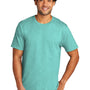 Port & Company Mens Short Sleeve Crewneck T-Shirt - Heather Vivid Teal Green