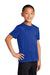 Port & Company PC380Y Youth Dry Zone Performance Moisture Wicking Short Sleeve Crewneck T-Shirt True Royal Blue 3Q
