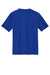 Port & Company PC380 Mens Dry Zone Performance Moisture Wicking Short Sleeve Crewneck T-Shirt True Royal Blue Flat Back