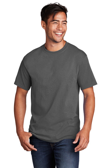 Port & Company PC54DTG Core Cotton DTG Short Sleeve Crewneck T-Shirt Charcoal Grey Front