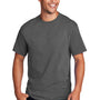 Port & Company Mens Core Cotton DTG Short Sleeve Crewneck T-Shirt - Charcoal Grey