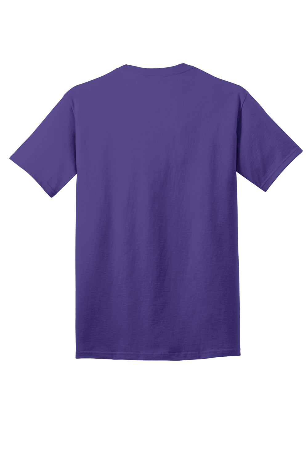 Port & Company PC54DTG Core Cotton DTG Short Sleeve Crewneck T-Shirt Purple Flat Back