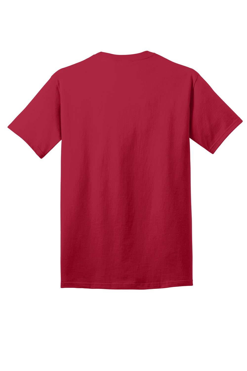 Port & Company PC54DTG Core Cotton DTG Short Sleeve Crewneck T-Shirt Red Flat Back
