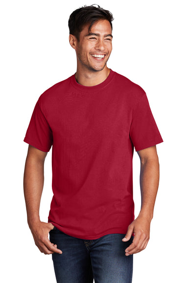 Port & Company PC54DTG Core Cotton DTG Short Sleeve Crewneck T-Shirt Red Front