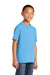 Port & Company PC54YDTG Core Cotton DTG Short Sleeve Crewneck T-Shirt Aquatic Blue 3Q