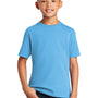 Port & Company Youth Core Cotton DTG Short Sleeve Crewneck T-Shirt - Aquatic Blue