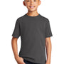 Port & Company Youth Core Cotton DTG Short Sleeve Crewneck T-Shirt - Charcoal Grey