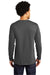 Port & Company Mens Bouncer Long Sleeve Crewneck T-Shirt Coal Grey Side