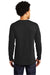 Port & Company Mens Bouncer Long Sleeve Crewneck T-Shirt Deep Black Side