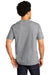 Port & Company Mens Bouncer Short Sleeve Crewneck T-Shirt w/ Pocket Heather Grey Side