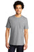 Port & Company Mens Bouncer Short Sleeve Crewneck T-Shirt w/ Pocket Heather Grey Front