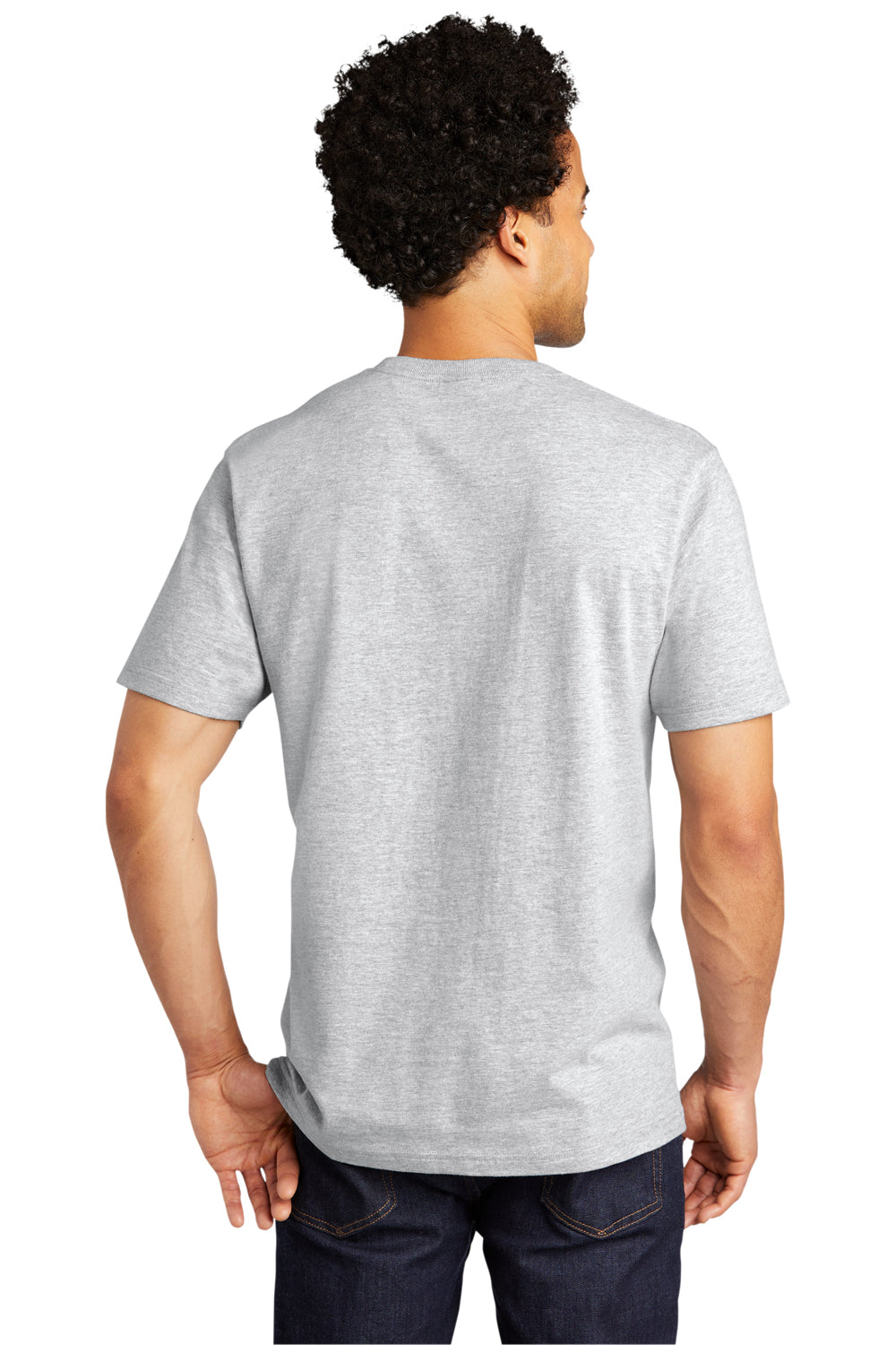 Port & Company Mens Bouncer Short Sleeve Crewneck T-Shirt Ash Grey Side