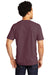 Port & Company Mens Bouncer Short Sleeve Crewneck T-Shirt Heather Athletic Maroon Side
