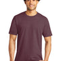 Port & Company Mens Bouncer Short Sleeve Crewneck T-Shirt - Heather Athletic Maroon