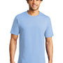 Port & Company Mens Bouncer Short Sleeve Crewneck T-Shirt - Light Blue