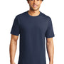 Port & Company Mens Bouncer Short Sleeve Crewneck T-Shirt - Navy Blue