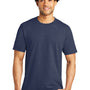Port & Company Mens Bouncer Short Sleeve Crewneck T-Shirt - Heather Team Navy Blue