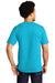 Port & Company Mens Bouncer Short Sleeve Crewneck T-Shirt Tidal Wave Blue Side