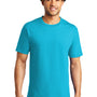 Port & Company Mens Bouncer Short Sleeve Crewneck T-Shirt - Tidal Wave Blue