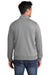 Port & Company Mens Core Fleece Full Zip Sweatshirt Heather Grey Side