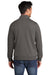Port & Company Mens Core Fleece Full Zip Sweatshirt Charcoal Grey Side