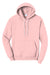 Port & Company PC78H/PC78HT Mens Core Fleece Hooded Sweatshirt Hoodie Pale Blush Pink Flat Front