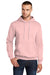 Port & Company PC78H/PC78HT Mens Core Fleece Hooded Sweatshirt Hoodie Pale Blush Pink Front
