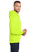 Port & Company PC78H/PC78HT Mens Core Fleece Hooded Sweatshirt Hoodie Safety Green SIde