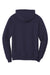 Port & Company PC78H/PC78HT Mens Core Fleece Hooded Sweatshirt Hoodie True Navy Blue Flat Back