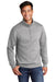 Port & Company Mens Core Fleece 1/4 Zip Sweatshirt Heather Grey Front