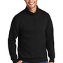 Port & Company Mens Core Fleece 1/4 Zip Sweatshirt - Jet Black