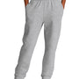 Port & Company Youth Core Fleece Jogger Sweatpants w/ Pockets - Heather Grey