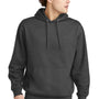 Port & Company Mens Fleece Hooded Sweatshirt Hoodie - Heather Dark Grey