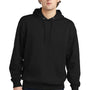 Port & Company Mens Fleece Hooded Sweatshirt Hoodie - Jet Black