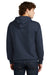 Port & Company PC79H Mens Fleece Hooded Sweatshirt Hoodie Navy Blue Back