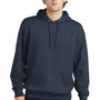 Port & Company Mens Fleece Hooded Sweatshirt Hoodie - Navy Blue
