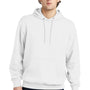 Port & Company Mens Fleece Hooded Sweatshirt Hoodie - White