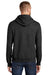 Port & Company PC90H/PC90HT Mens Essential Fleece Hooded Sweatshirt Hoodie Heather Black Back