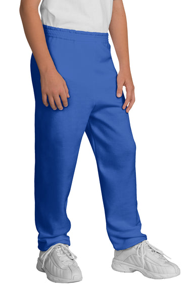 Port & Company PC90YP Core Fleece Sweatpants Royal Blue Front