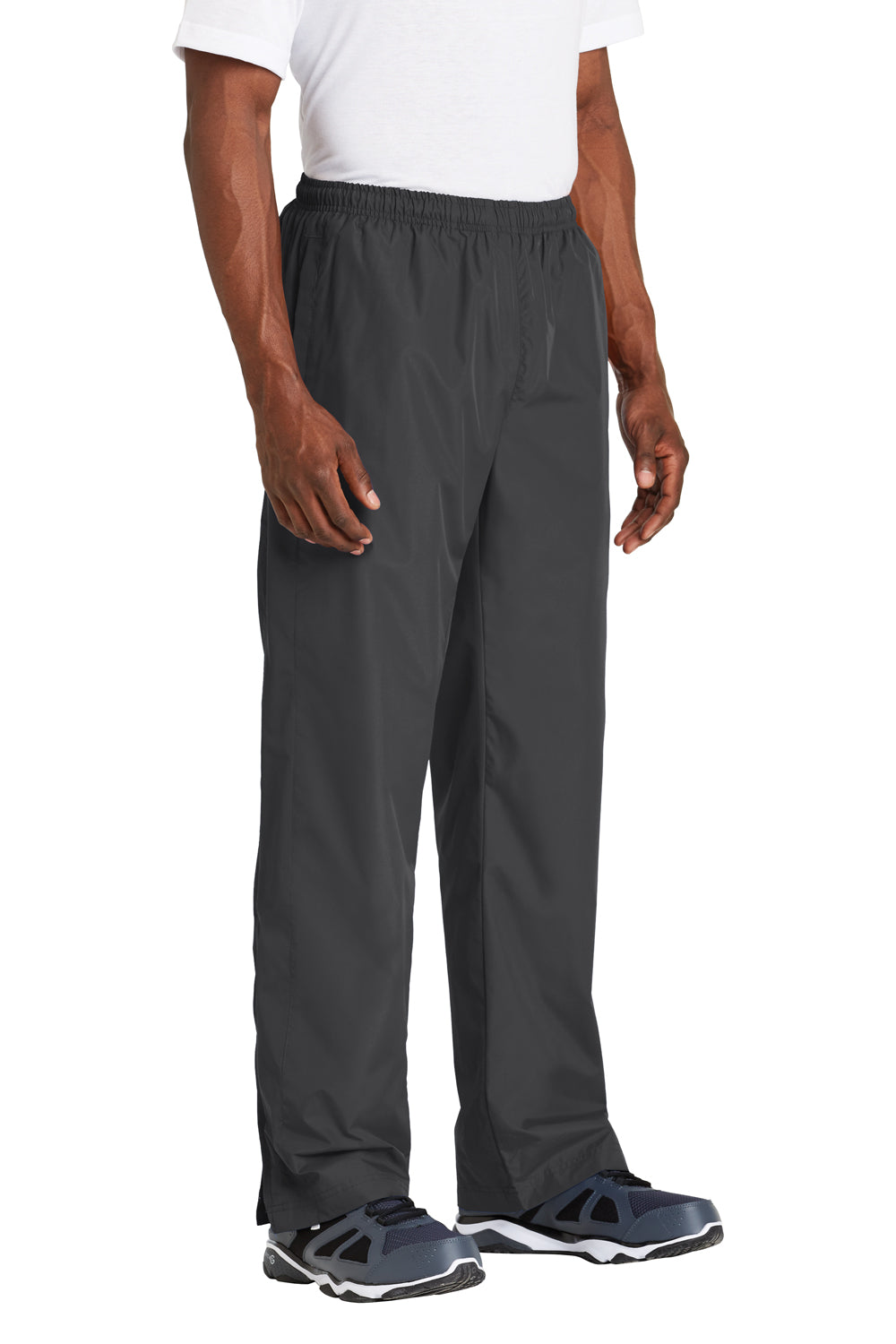 Sport-Tek PST74 Wind Pants w/ Pockets Graphite Grey 3Q